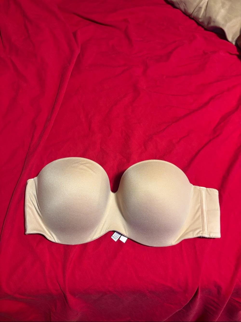Victoria's Secret Strapless Molded Nude Bandeau Bra